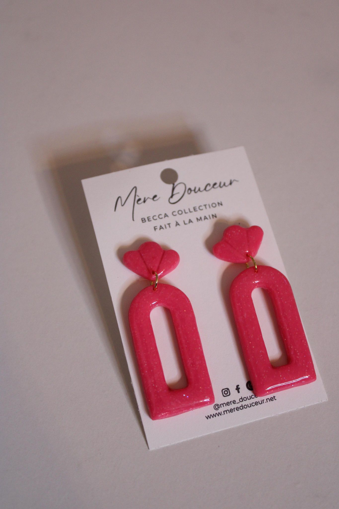 Boucle d'oreilles Pink Girly